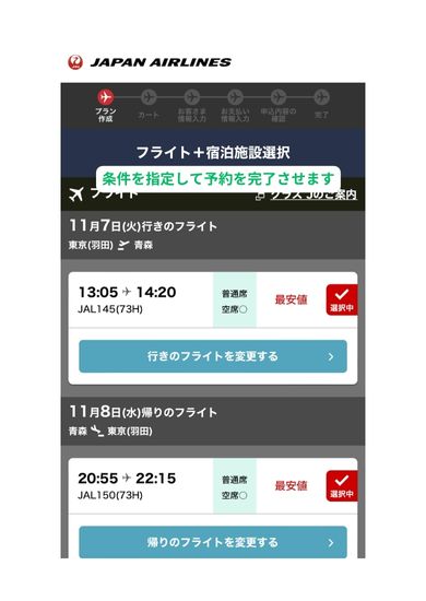 JALスマホ画面5
